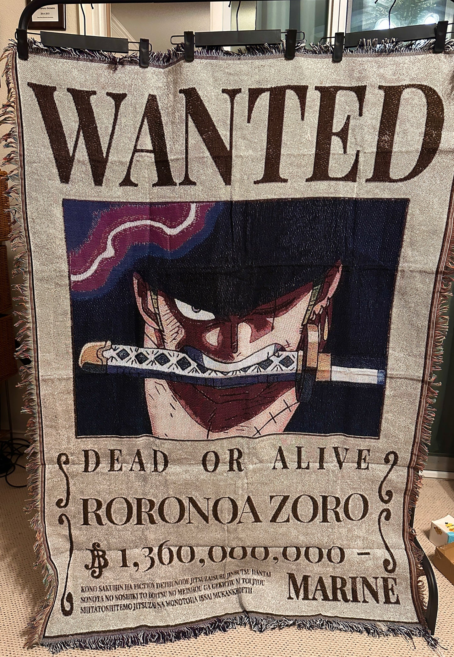 Zoro Bounty Tapestry