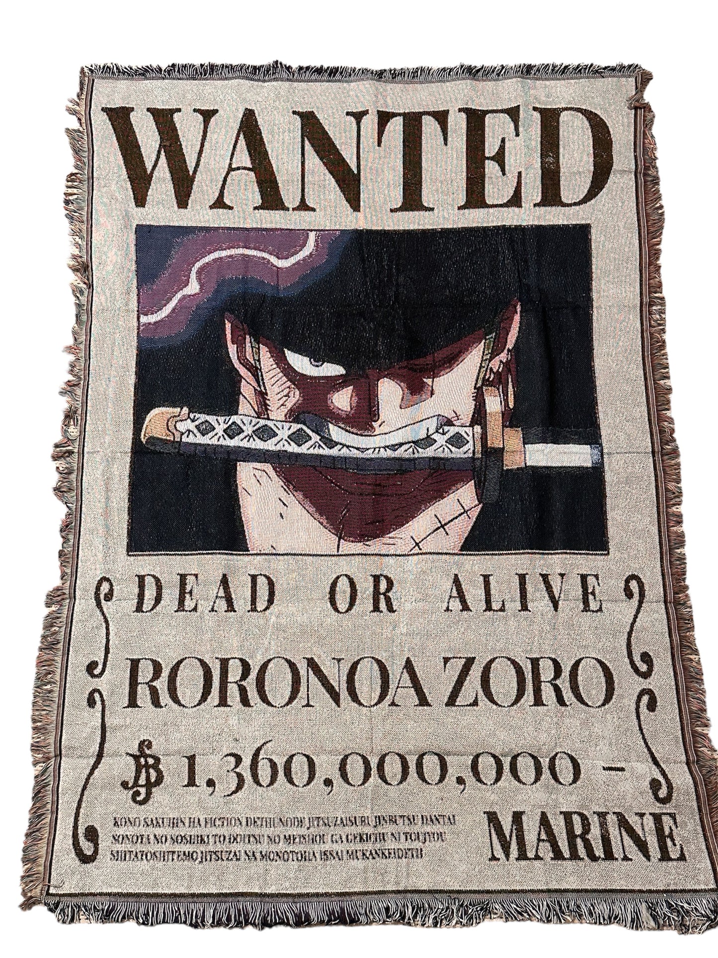 Zoro Bounty Tapestry