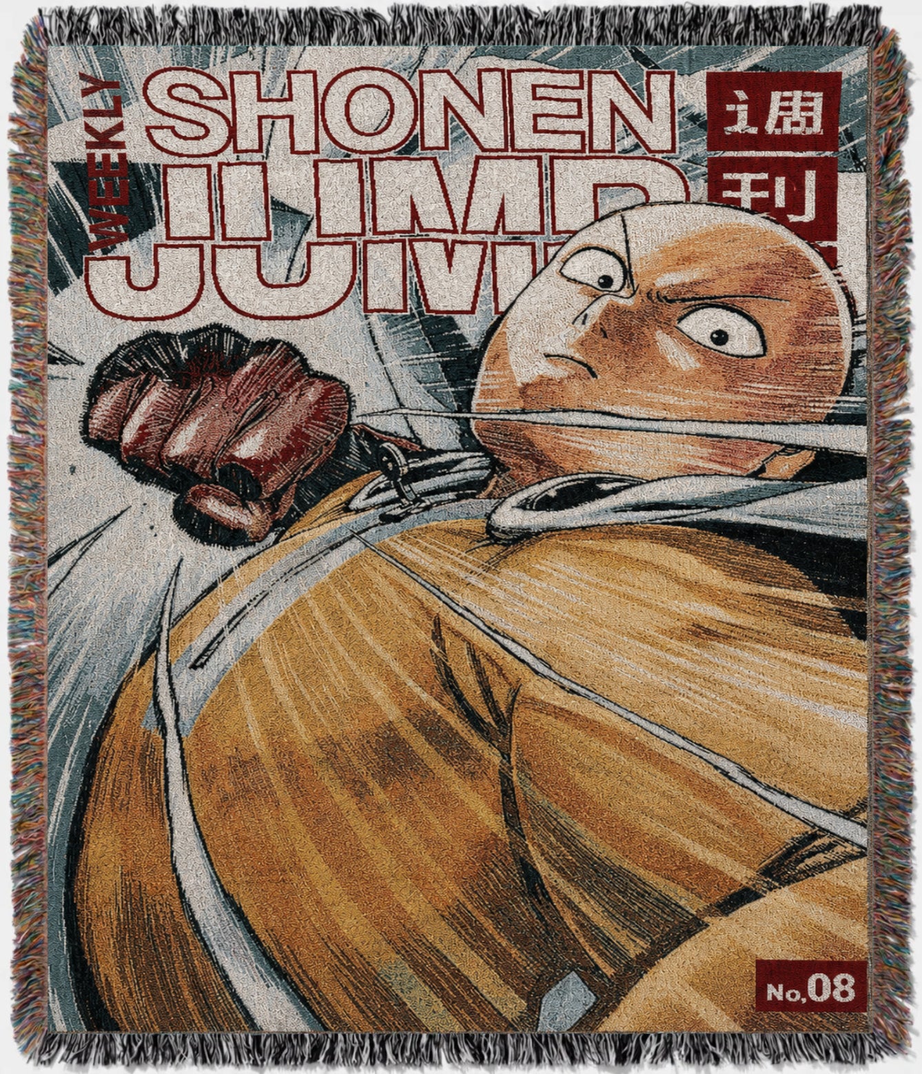 One Punch Man Jump Cover Tapestry