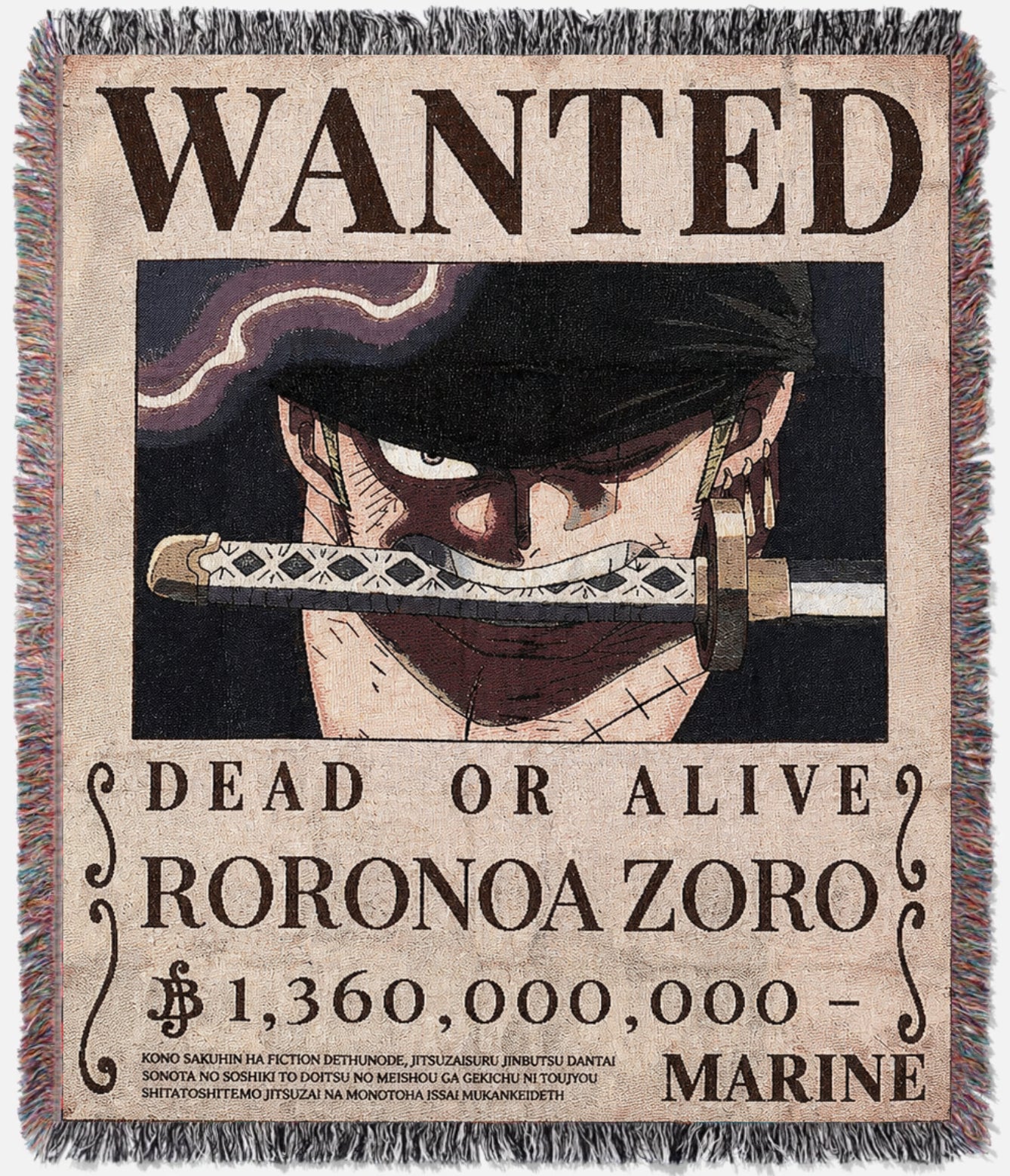 Zoro Bounty Tapestry