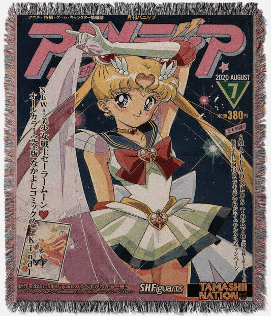 Sailor Moon Jump Cover Tapestry